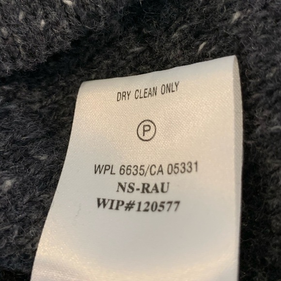 346. Woolrich 1/4 zip Grey heathered sweater & lambswool stitching MP - Picture 6 of 6